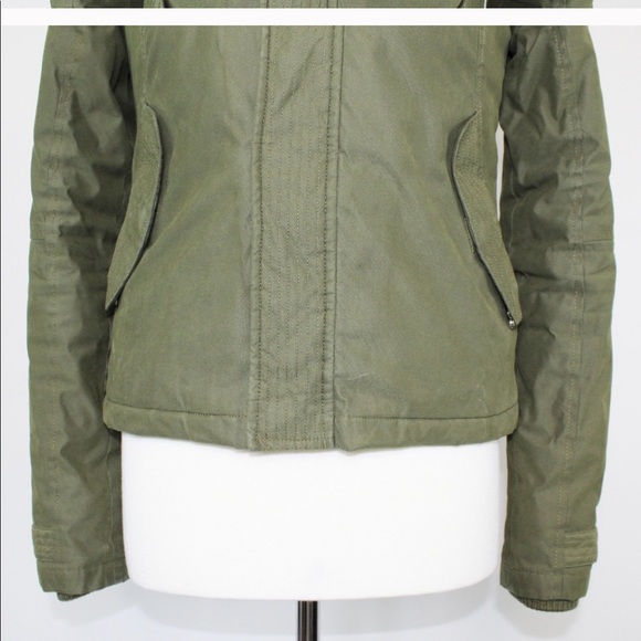 TNA Honey Ryder Vegan Olive Green Parka Aritzia - Picture 4 of 8
